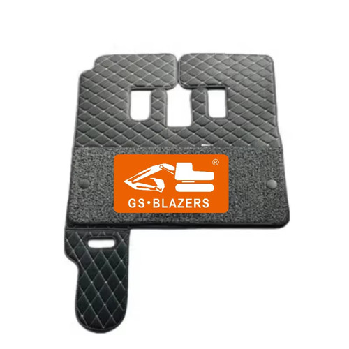 Excavator cab floor mat foot - cab,