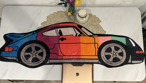 Cartoon car rug - car,