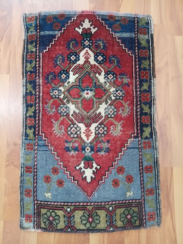 Antique deformed fragment rug - deformed,