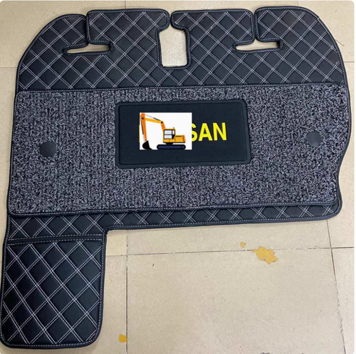 Excavator cab foot pad - foot, carpet