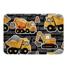 Kids Truck Door Mat, Excavator