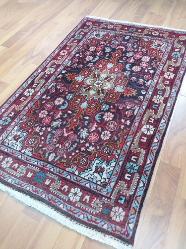 Antique handmade rug natutal - antique,