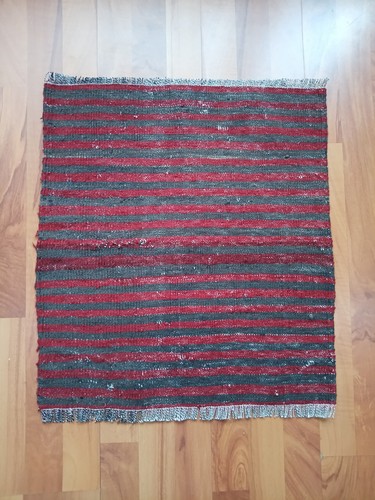 Antique old primative rug - antique,